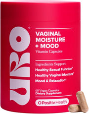 URO Vaginal Moisture & Mood KSM-66 아슈와간다 600mg 여성 이너 밸런스 보습감 기분 웰니스 60캡슐