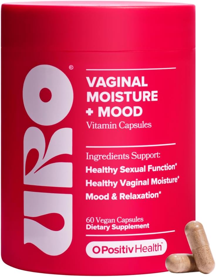 URO Vaginal Moisture & Mood KSM-66 아슈와간다 600mg 여성 이너 밸런스 보습감 기분 웰니스 60캡슐