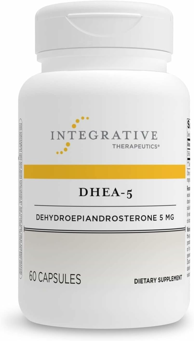인테그레이티브 테라퓨틱스 DHEA-5 5mg 60캡슐 저함량 비건 DHEA 영양제