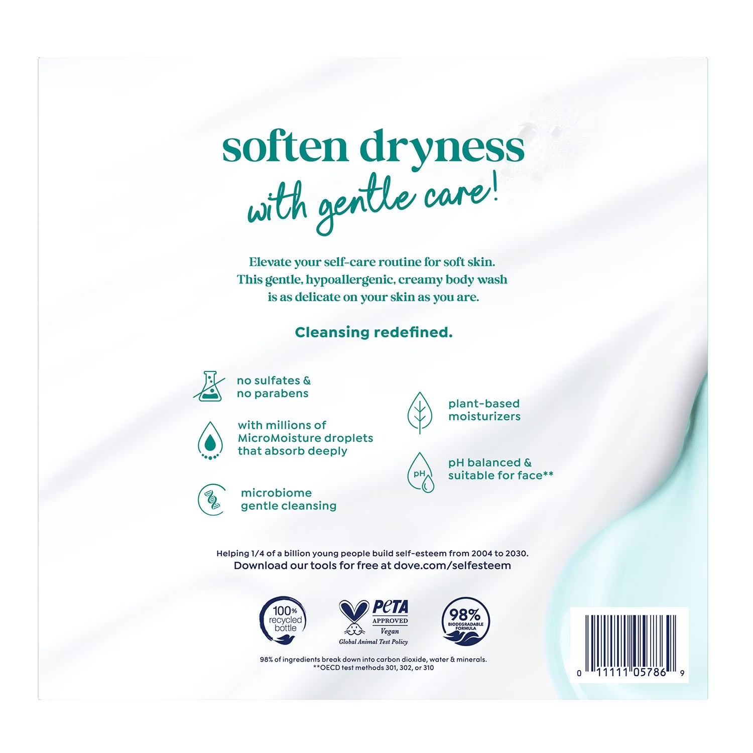 도브 센서티브 스킨 바디 워시 펌프형 30.6 fl. oz., 2 ct. – 민감한 피부도 부담 없이 사용할 수 있는 순한 사용감