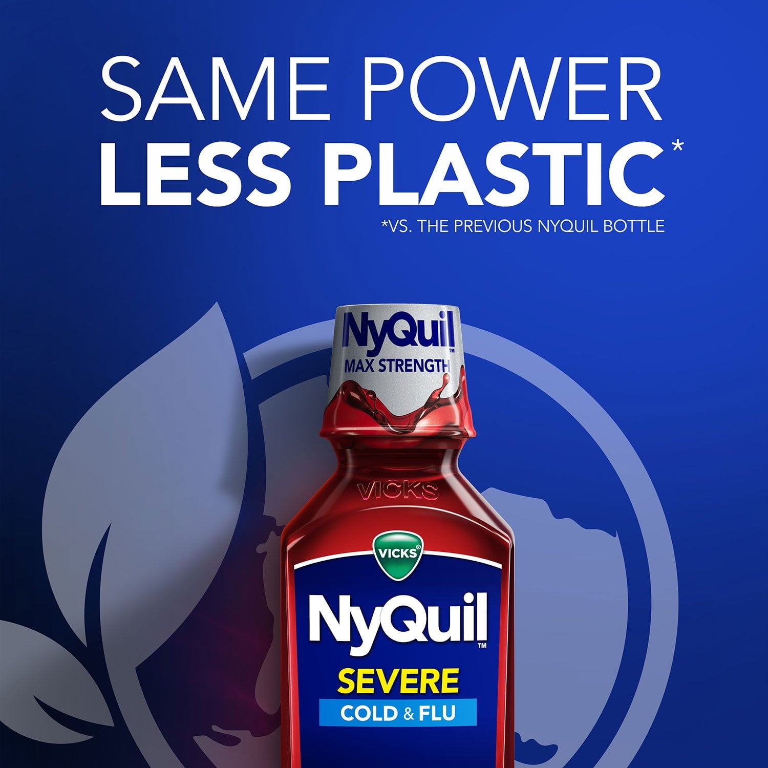 Vicks DayQuil &amp; NyQuil 重度の風邪とインフルエンザの緩和液、ベリー、12 液量オンス、3 パック。