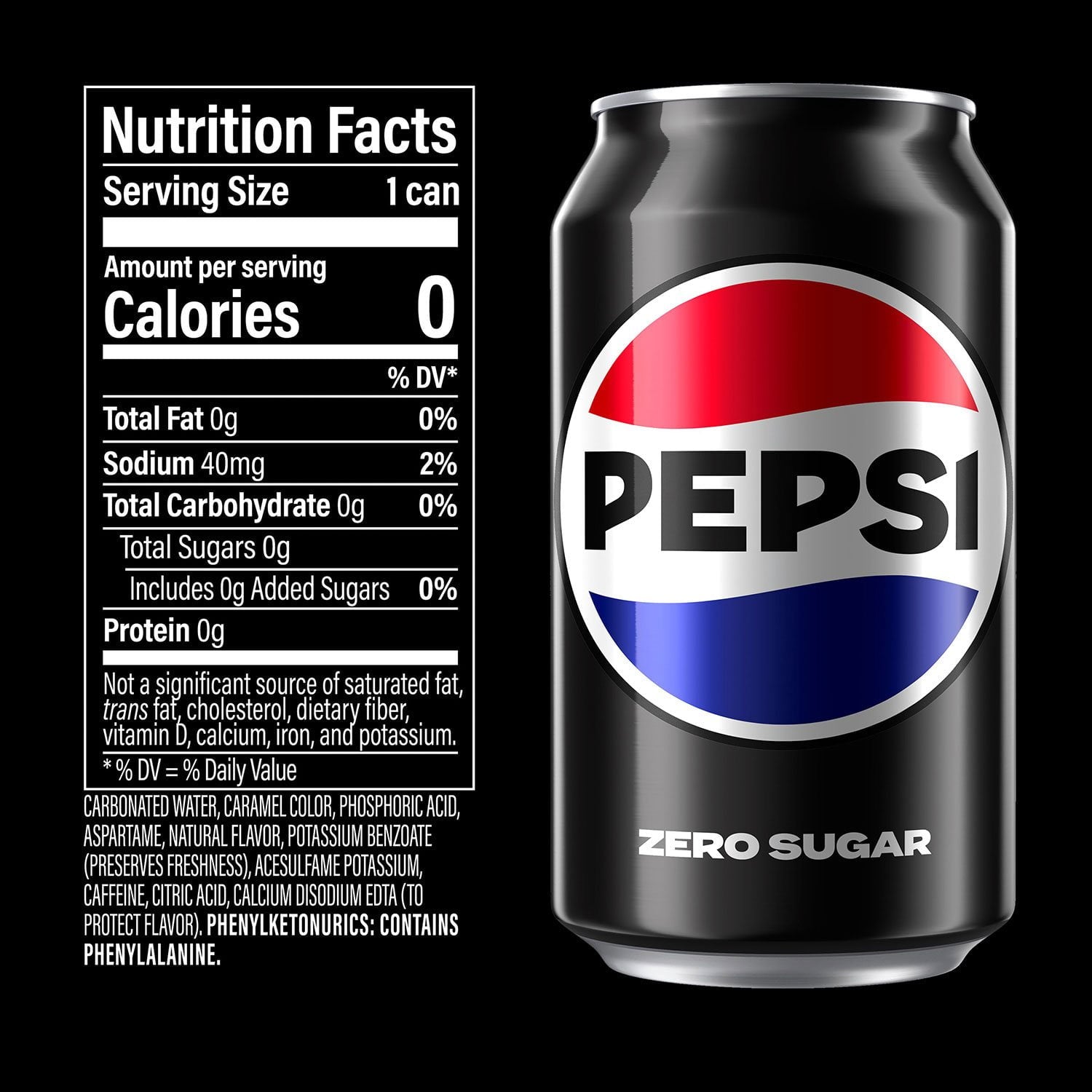 펩시 제로 슈거, 12fl oz, 36팩