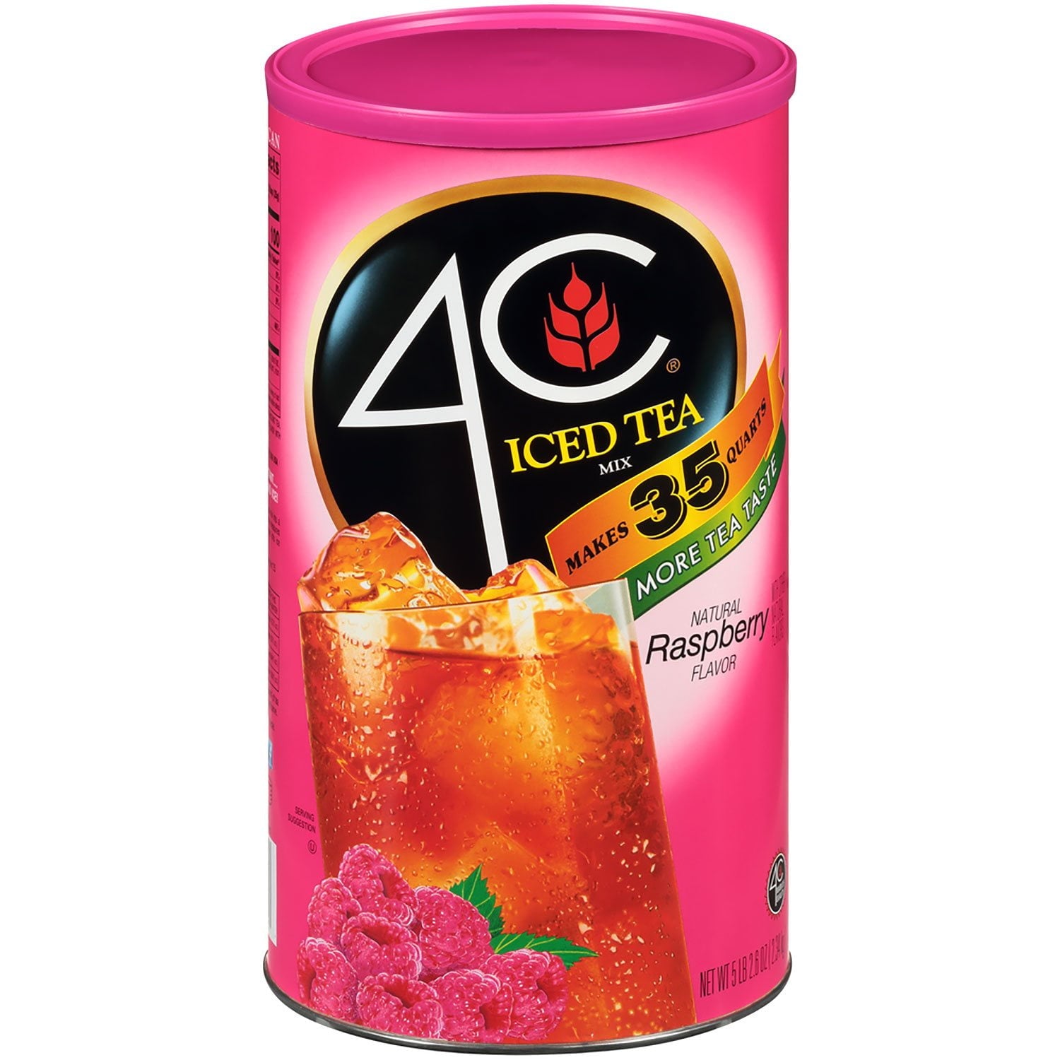 4C 35 QT ラズベリーアイスティーミックス 82.6 オンス