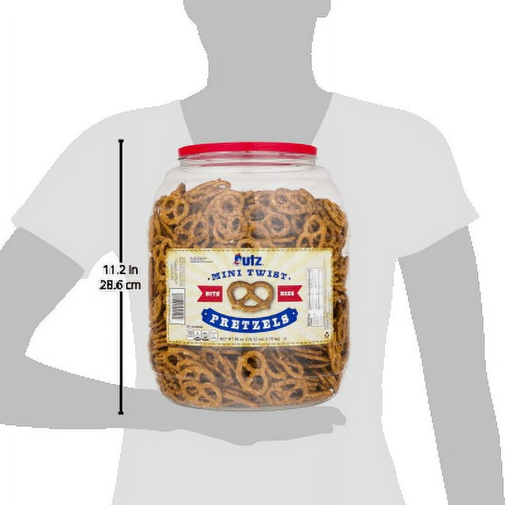 Utz ミニツイストプレッツェル、60 オンス。