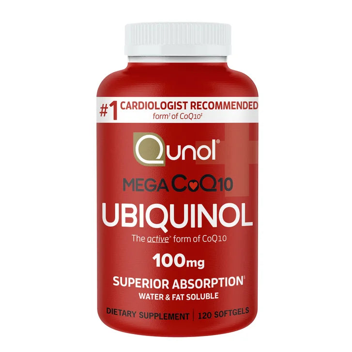 Qunol Mega CoQ10 ユビキノール 100 mg、120 ソフトジェル
