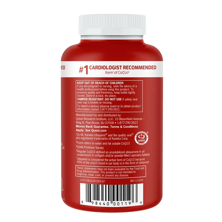 Qunol Mega CoQ10 ユビキノール 100 mg、120 ソフトジェル