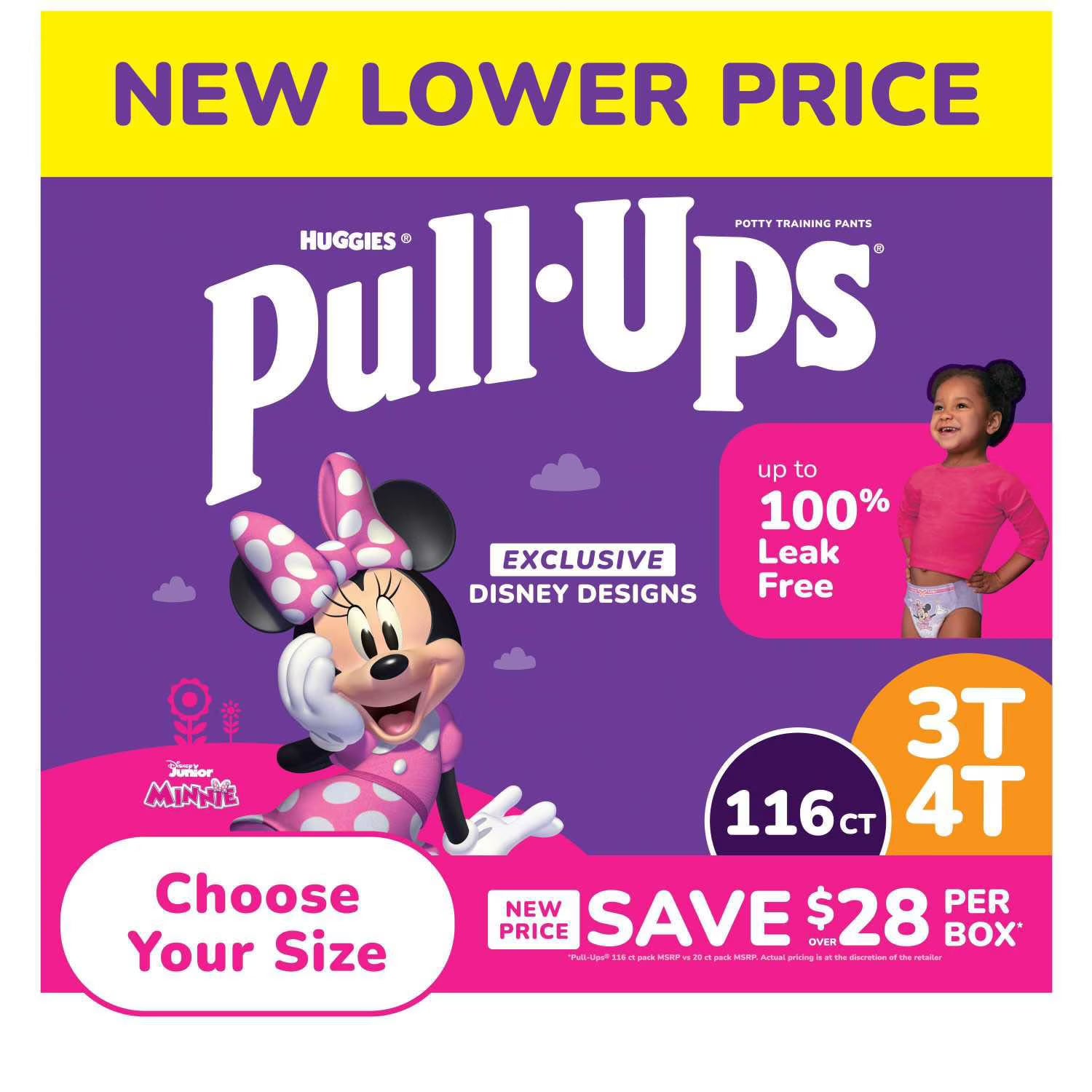 ハギーズ プルアップトレーニングパンツ 女の子用 サイズ 2T-6T