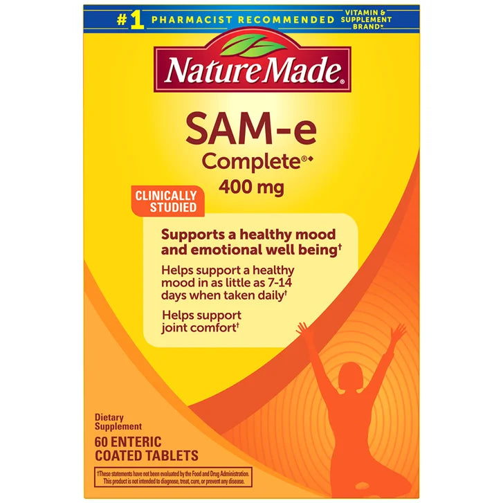 ネイチャーメイド SAM-e コンプリート 400 mg、60錠