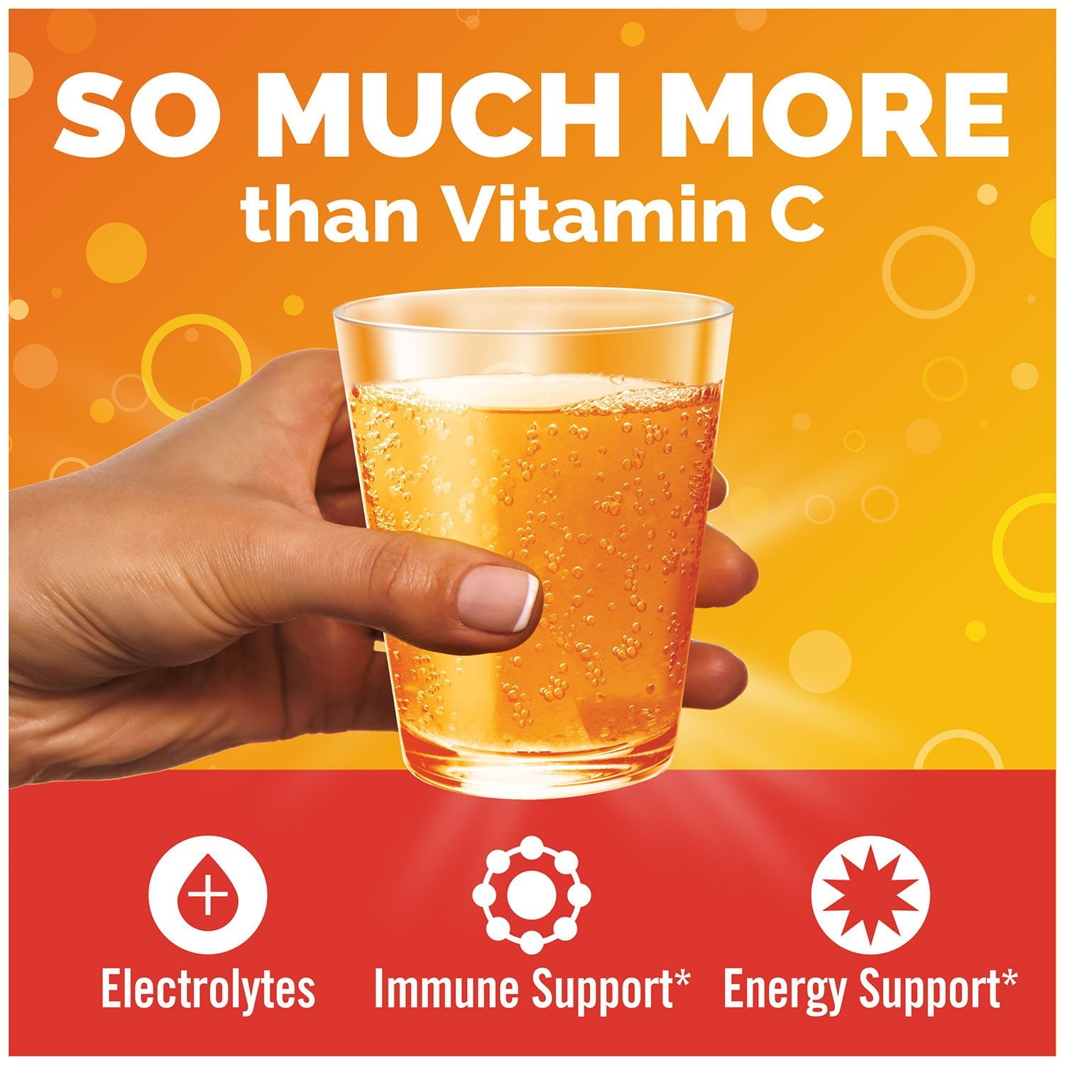 エマージェンC ビタミンC 1000mg パウダー（抗酸化物質配合）炭酸ドリンクミックス、90 個入り。