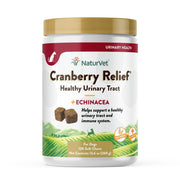 NaturVet、犬用クランベリーリリーフプラスエキナセアソフトチュー、120 個。