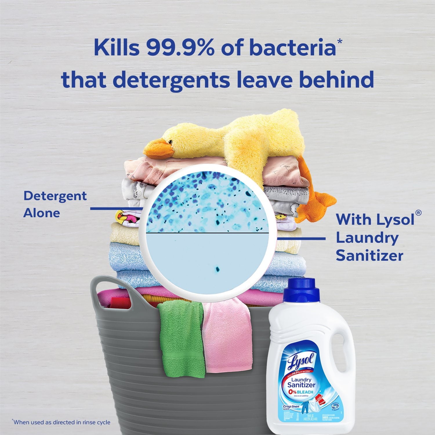 Lysol 洗濯用消毒剤添加剤、クリスプリネン 150 液量オンス
