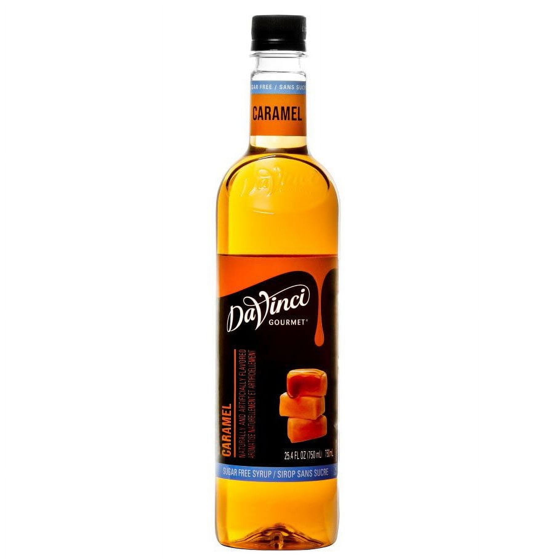 다빈치 고메 무설탕 카라멜 시럽 25.4 fl. oz – 칼로리 부담 없는 카라멜