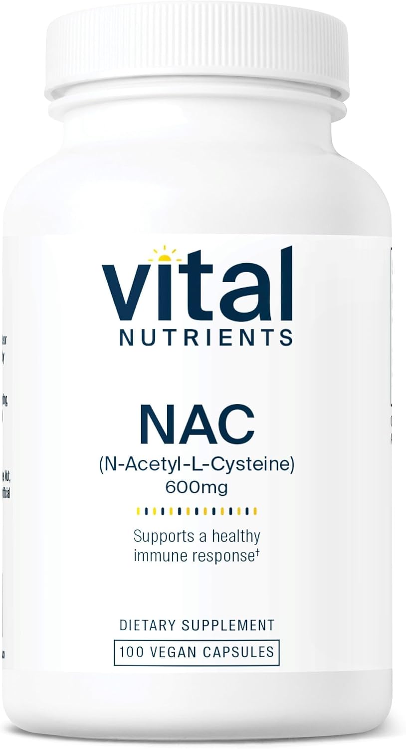 바이탈 뉴트리언츠 NAC 600mg 100캡슐 250캡슐 비건 글루타치온 항산화 호흡기 간 건강 영양제