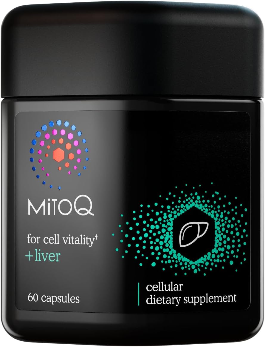 MitoQ +Liver 미토큐 플러스 리버 미토퀴놀 Siliphos 밀크시슬 간 건강 영양제 60캡슐