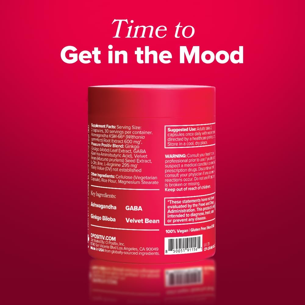 URO 여성 질 건조 · 자연 윤활 · 보습감 지원 – KSM-66 아슈와간다 600mg, 60캡슐 30일분