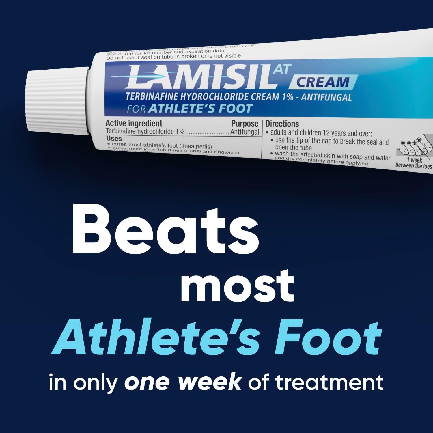 라미실 AT 무좀 항진균 크림 테르비나핀 1% 30g | Lamisil Athlete’s Foot Cream