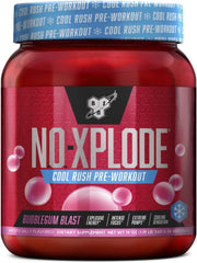 비에스엔 노익스 플로드 쿨 러쉬 프리 워크아웃 파우더 30 Servings – 운동 전 섭취용 파우더 타입