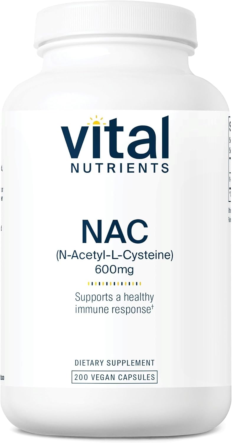 바이탈 뉴트리언츠 NAC 600mg 100캡슐·250캡슐 선택 – 글루타치온 항산화·호흡기·간 건강 관리