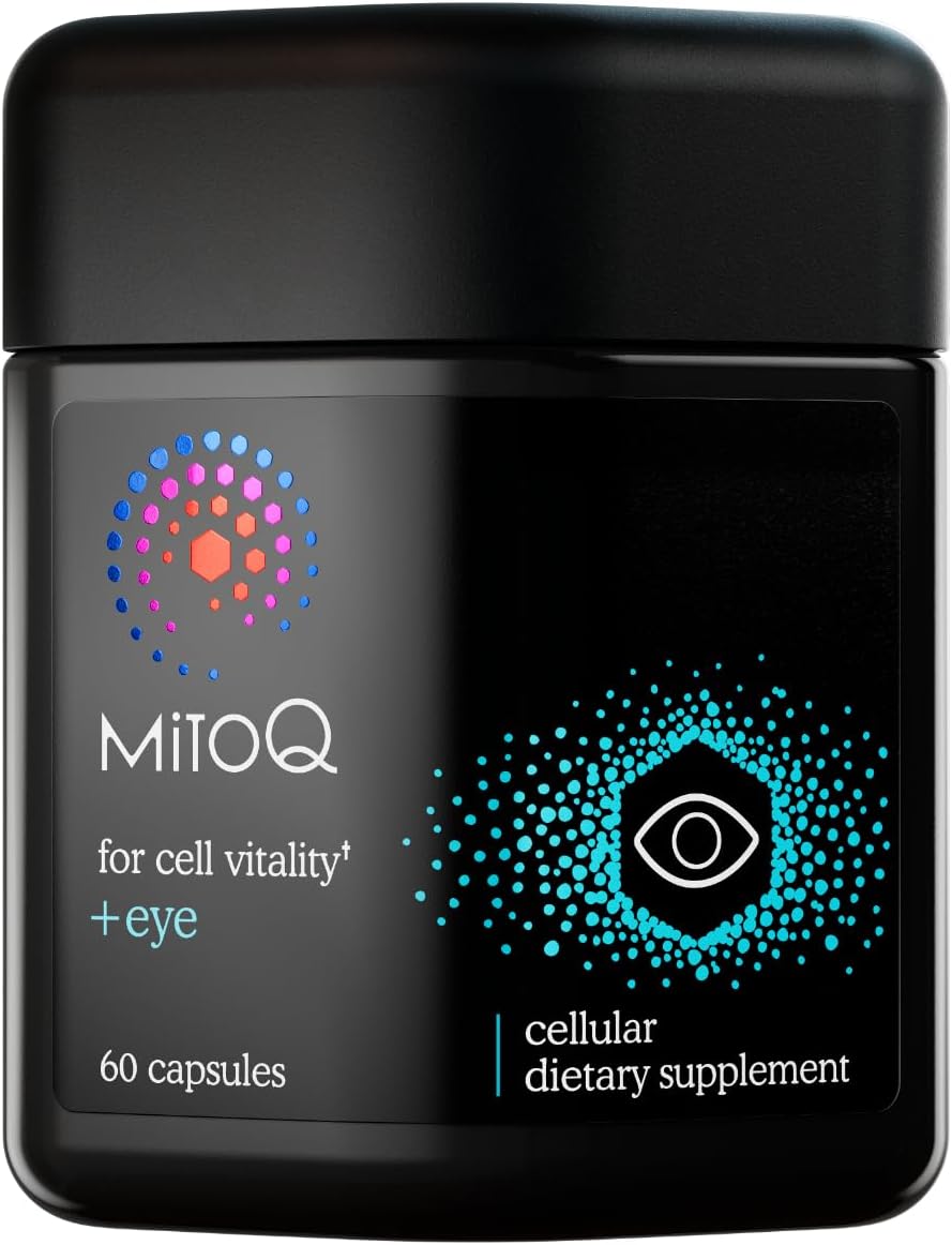 MitoQ +Eye 미토큐 플러스 아이 루테인 지아잔틴 빌베리 피크노제놀 눈 건강 영양제 60캡슐