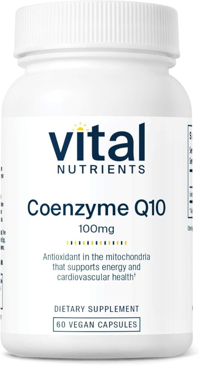 바이탈 뉴트리언스 코엔자임 Q10 100mg – 60캡슐 – 심장 근육 에너지 생성과 항산화 보호에 초점