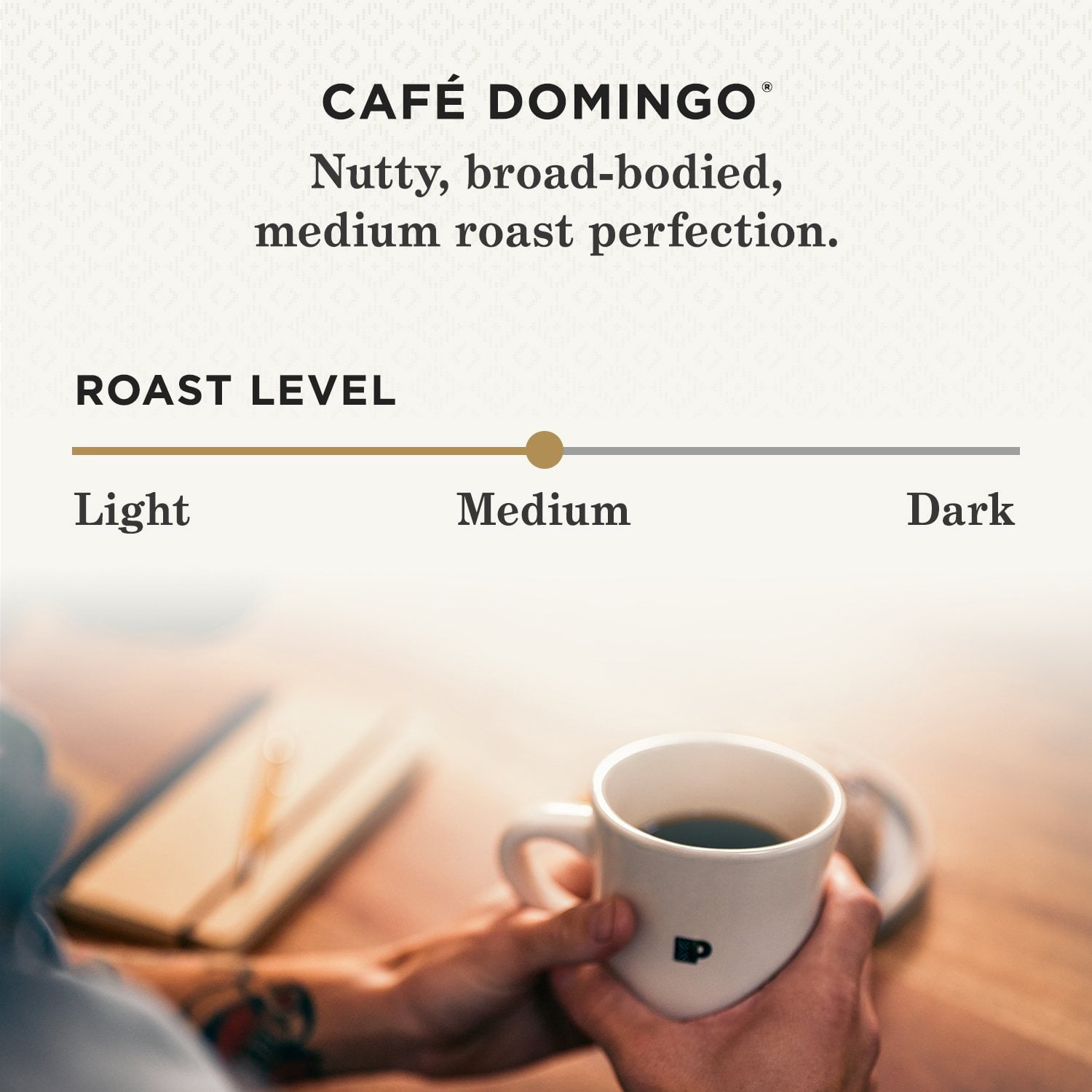 Peet's Coffee ミディアムロースト K-Cup ポッド、カフェドミンゴ 75 個入り。
