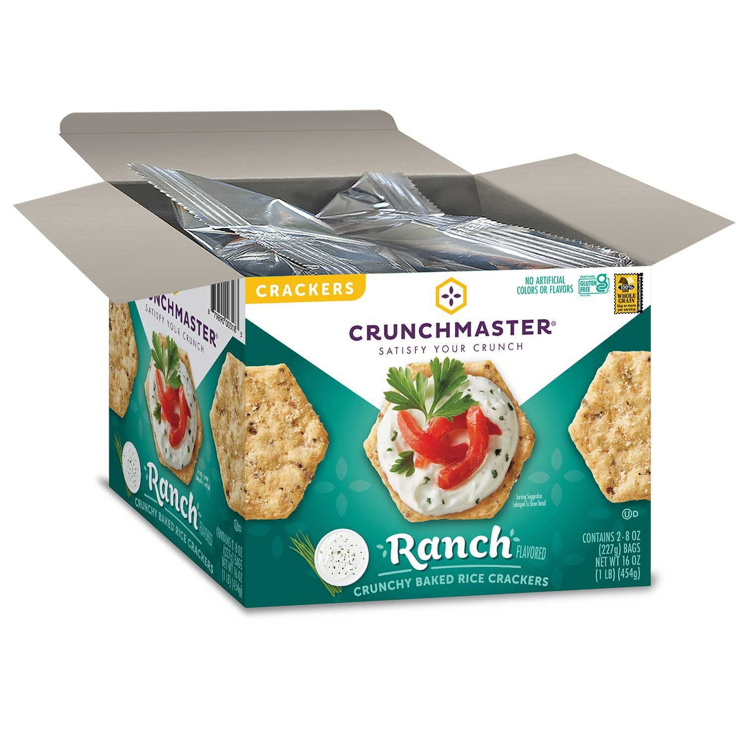 크런치마스터 랜치 라이스 크래커 – 8oz x 2팩