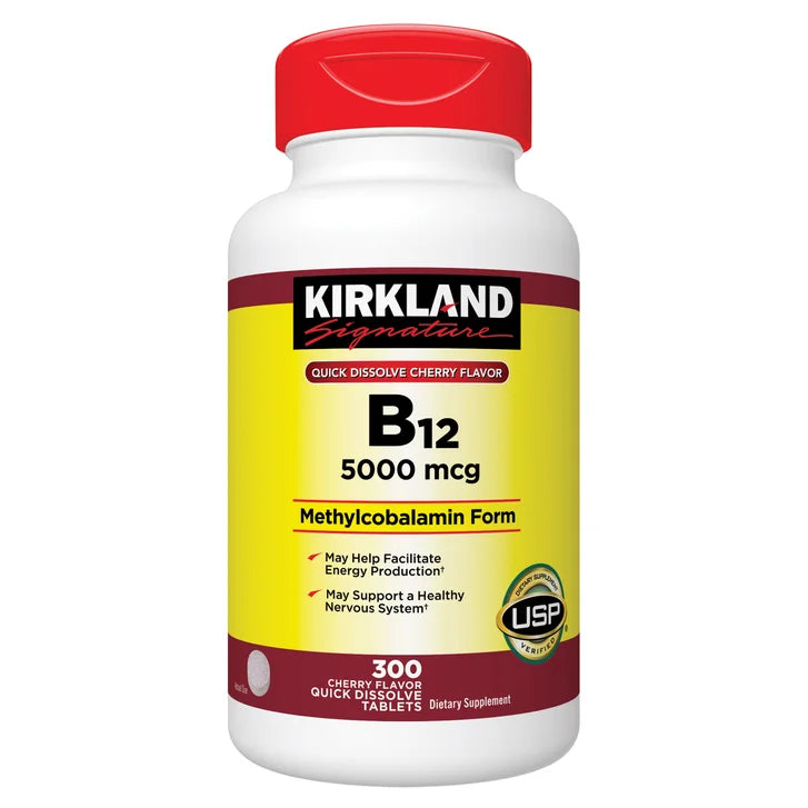 カークランドシグネチャー クイックディゾルブビタミンB-12 5000mcg、300錠