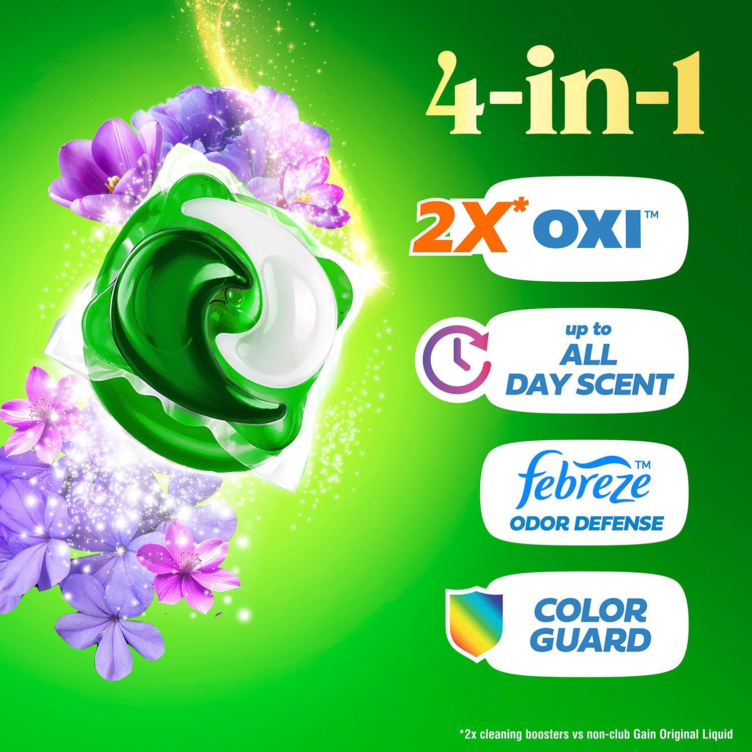 게인 플링스 4-in-1 문라이트 브리즈 – 152ct