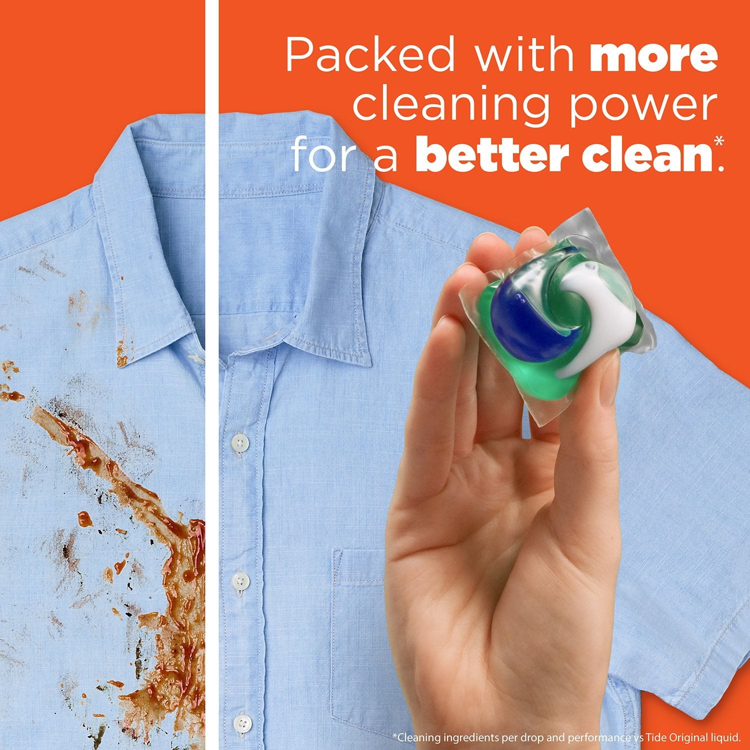 Tide PODS 洗濯洗剤パック、スプリングメドウ、156 個入り。
