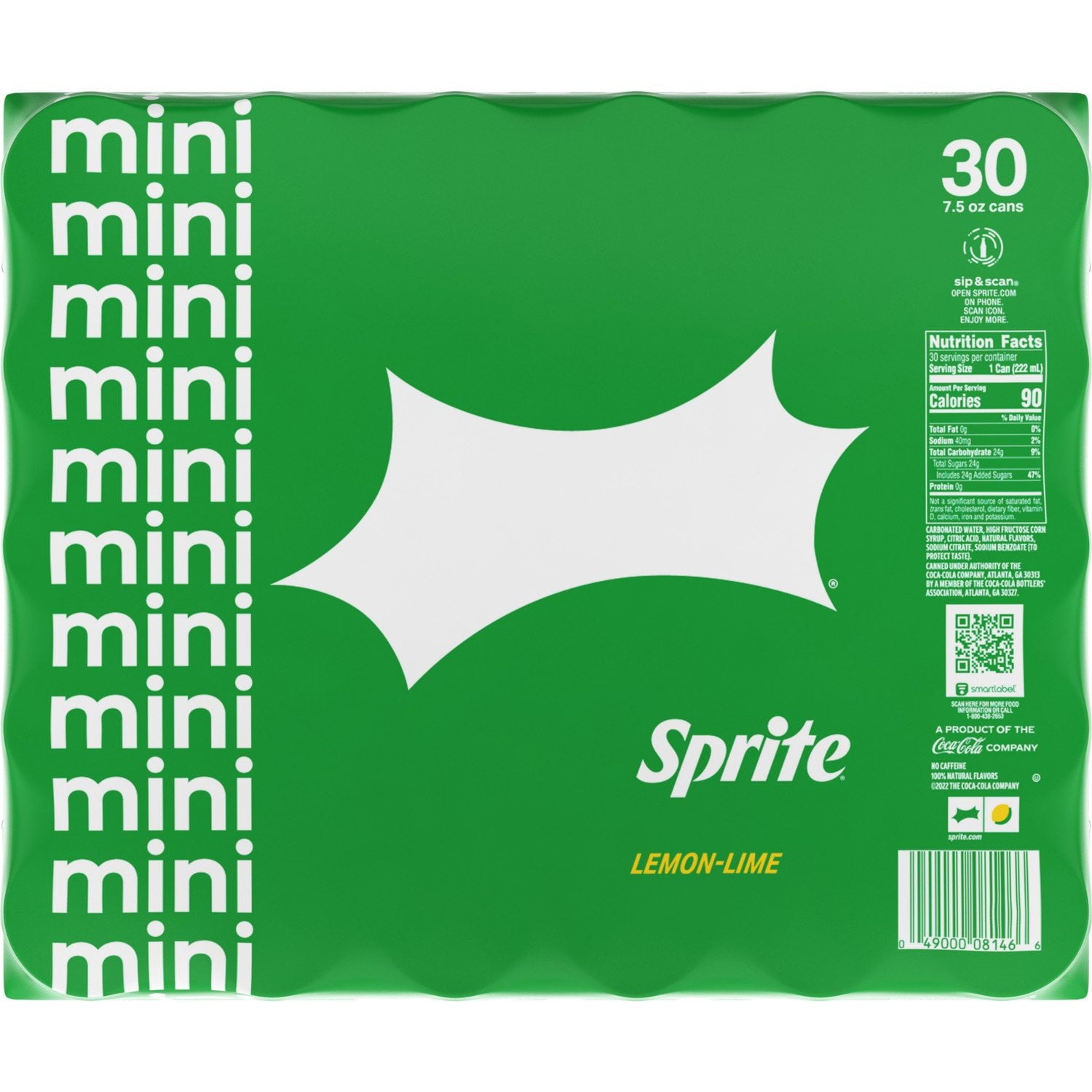 스프라이트 미니캔, 7.5fl oz, 30팩