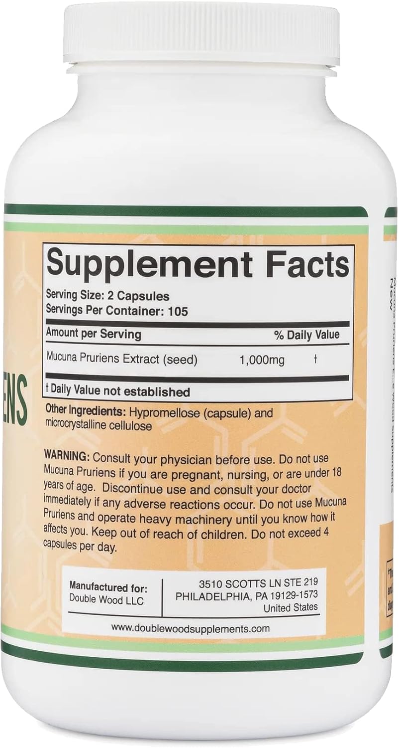 ダブルウッドムクナプルリエンシスエキス 1,000mg 210カプセル