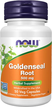 나우푸드 골든씰 루트 Goldenseal Root Hydrastis canadensis 500mg 50 베지캡슐