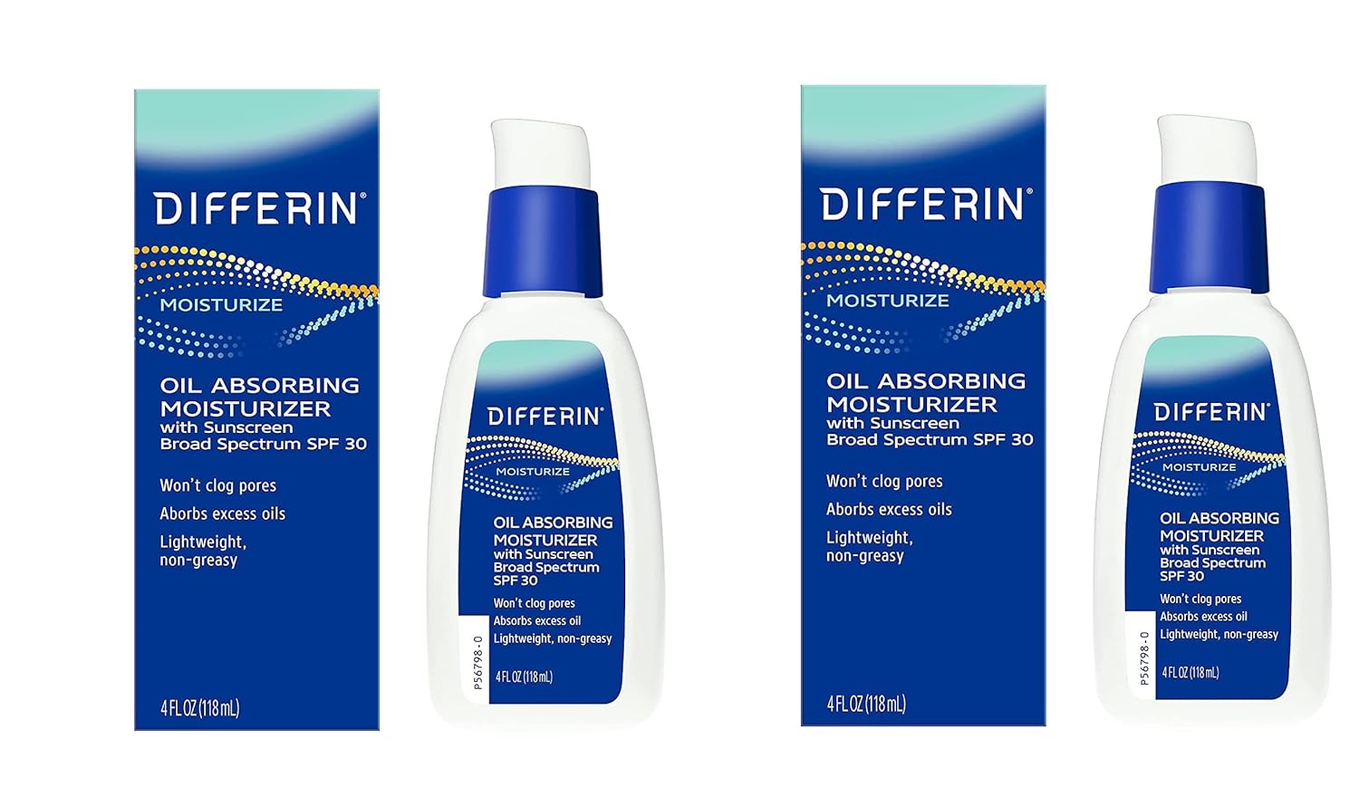 ディフェリン オイル吸収保湿剤（SPF 30）、ディフェリンジェルのメーカーによる顔用日焼け止め、ニキビができやすい敏感肌のための優しいスキンケア、4オンス（パッケージは異なる場合があります） 
