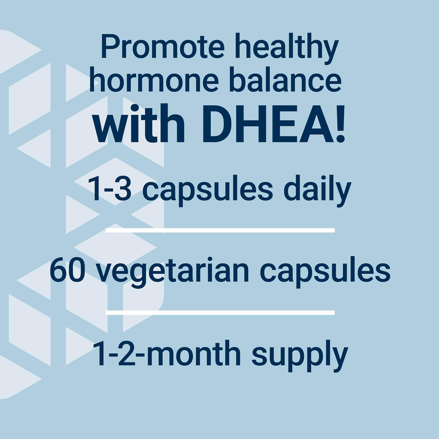 라이프 익스텐션 DHEA 100mg 60 베지테리언 캡슐 – 고함량 호르몬 밸런스 · 건강한 에이징 관리