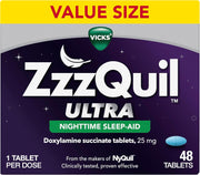 ZzzQuil 지퀼 울트라 수면유도제 48정｜독실아민 25mg