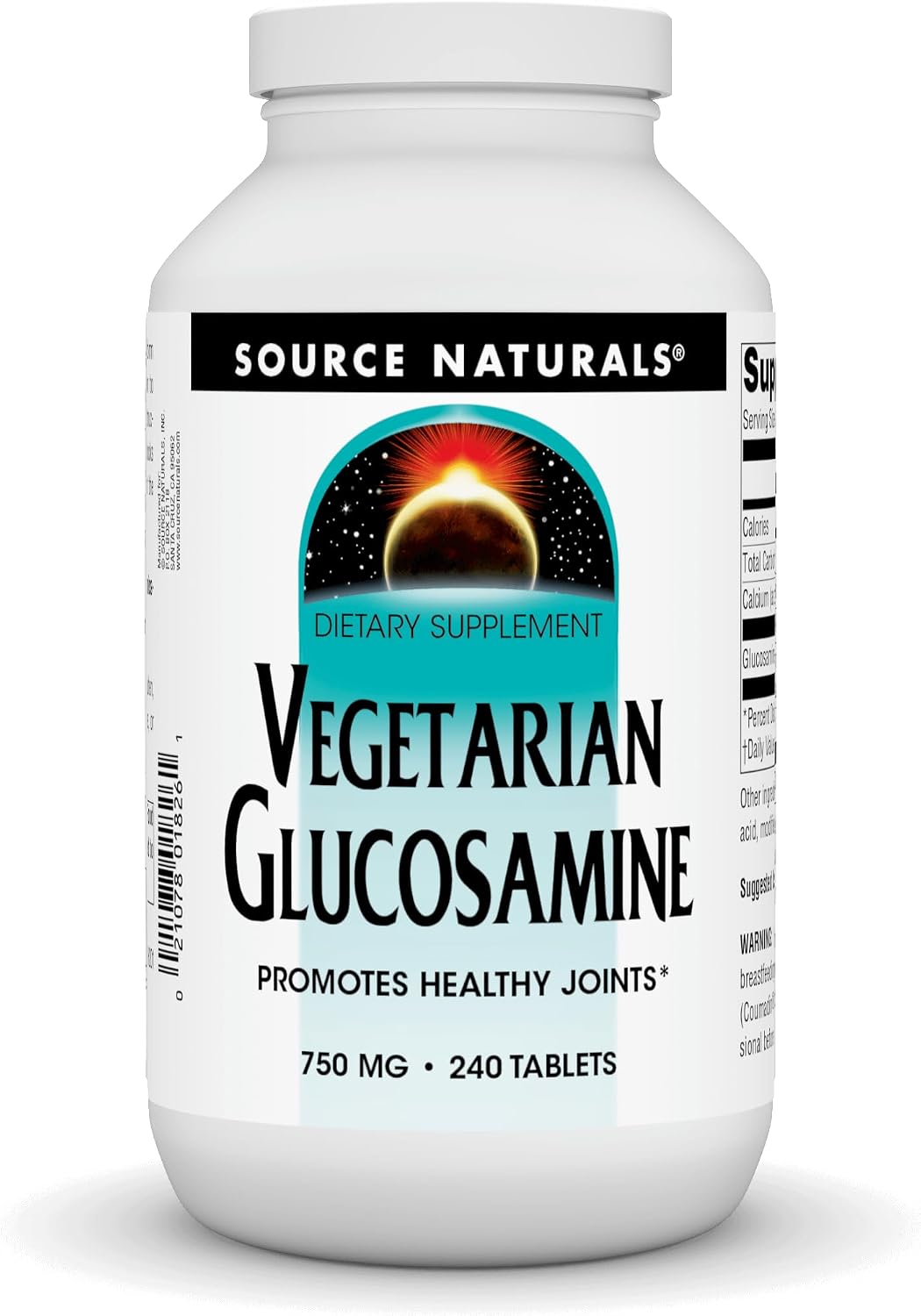 소스 내추럴스 베지테리언 글루코사민 750mg 식물성 관절 연골 결합조직 건강 영양제 제품 이미지