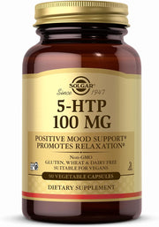 솔가 5-HTP 100mg – 90 베지터블 캡슐 – 5-HTP에 비타민 B6·마그네슘·발레리안 추출물을 더해 편안한 휴식과 긍정적인 기분 관리를 고려한 캡슐 제품