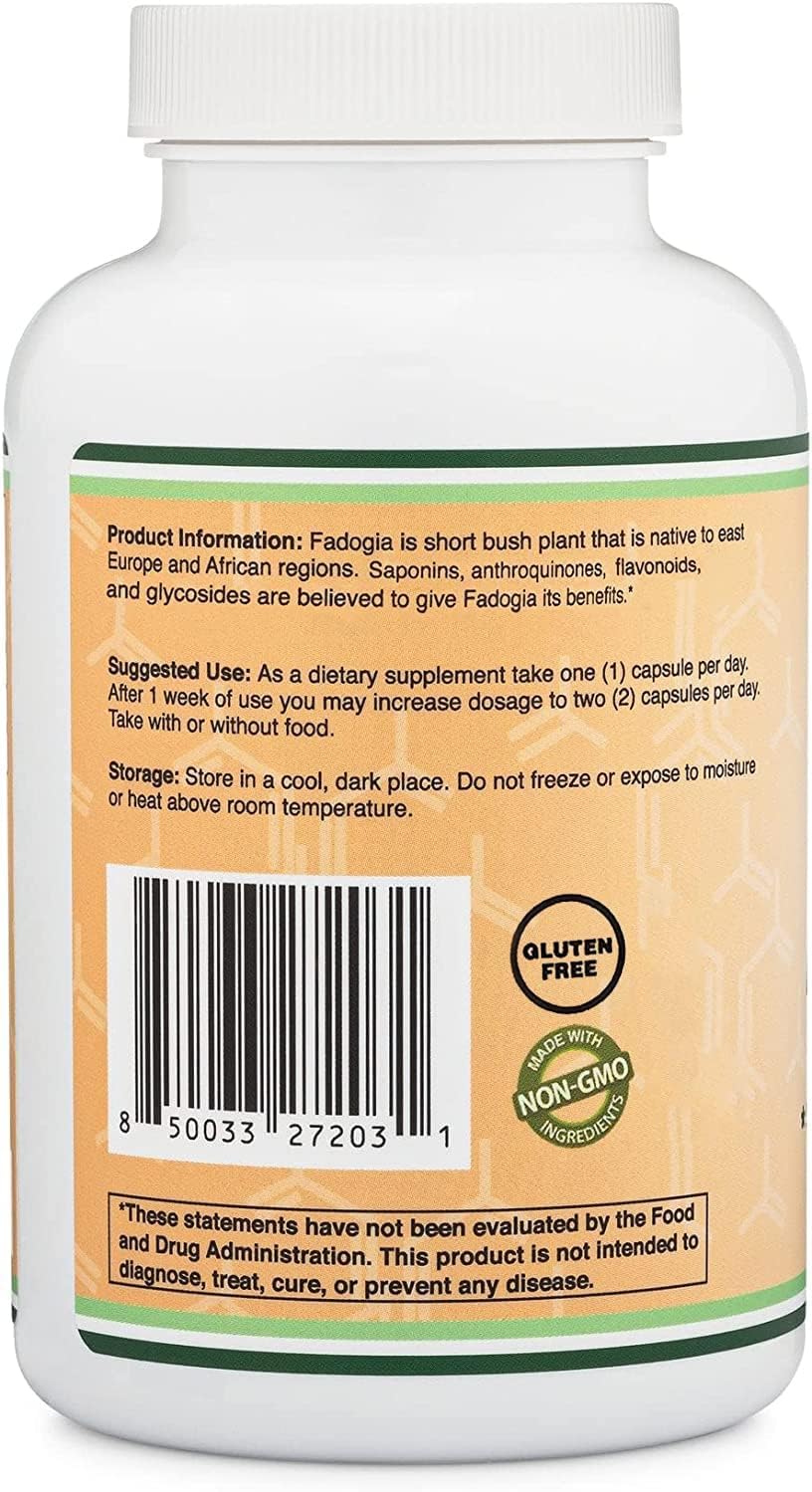 ダブルウッド ファドギア アグレスティス 600 mg 180カプセル 運動パフォーマンスをサポートする強力なエキス
