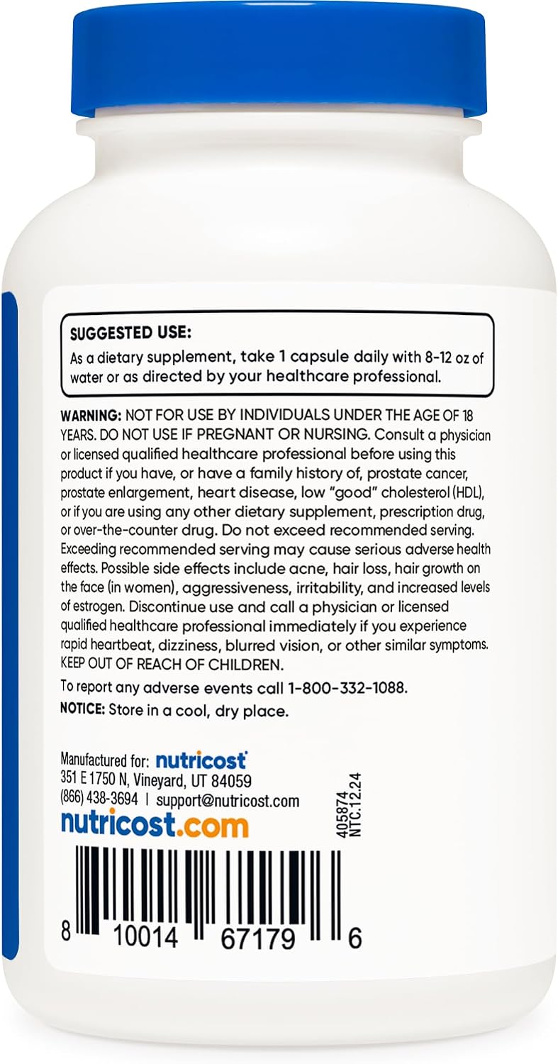뉴트리코스트 DHEA 25mg 120캡슐·240캡슐 선택 – 데일리 저함량 디하이드로에피안드로스테론