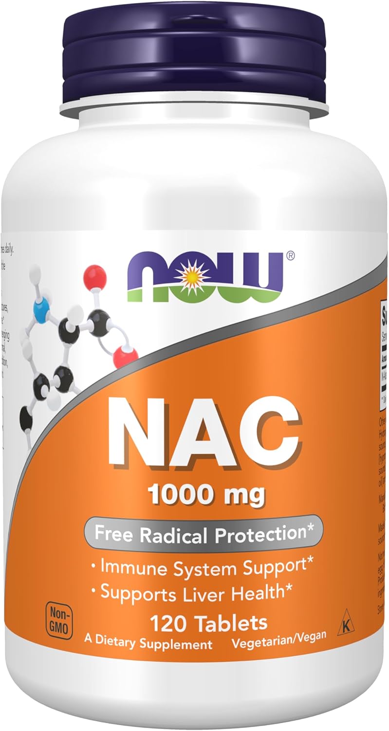 나우푸드 NAC 1,000mg – 고함량 N-아세틸 시스테인 · 글루타치온 항산화 관리