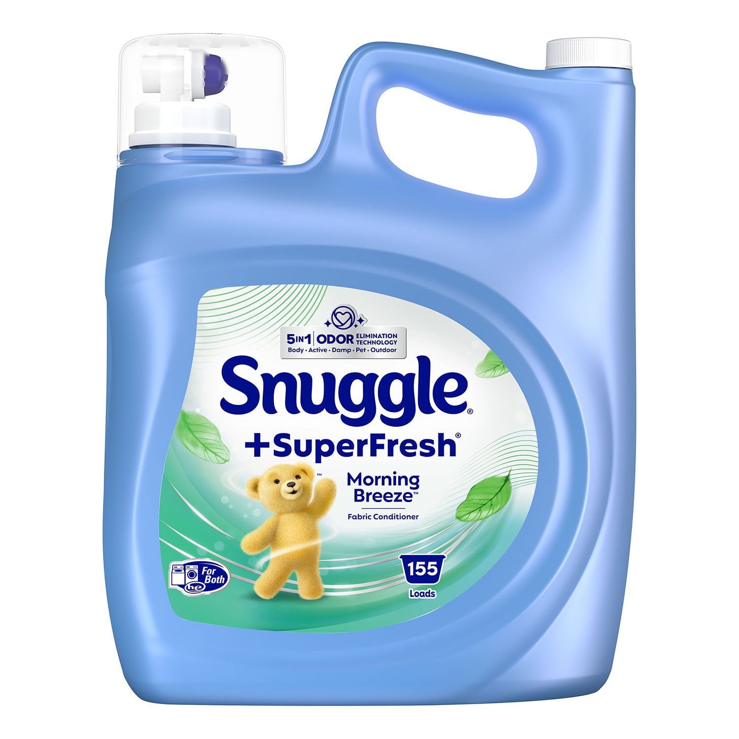 Snuggle SuperFresh 液体柔軟剤、オリジナル、155 回分、164 液量オンス。
