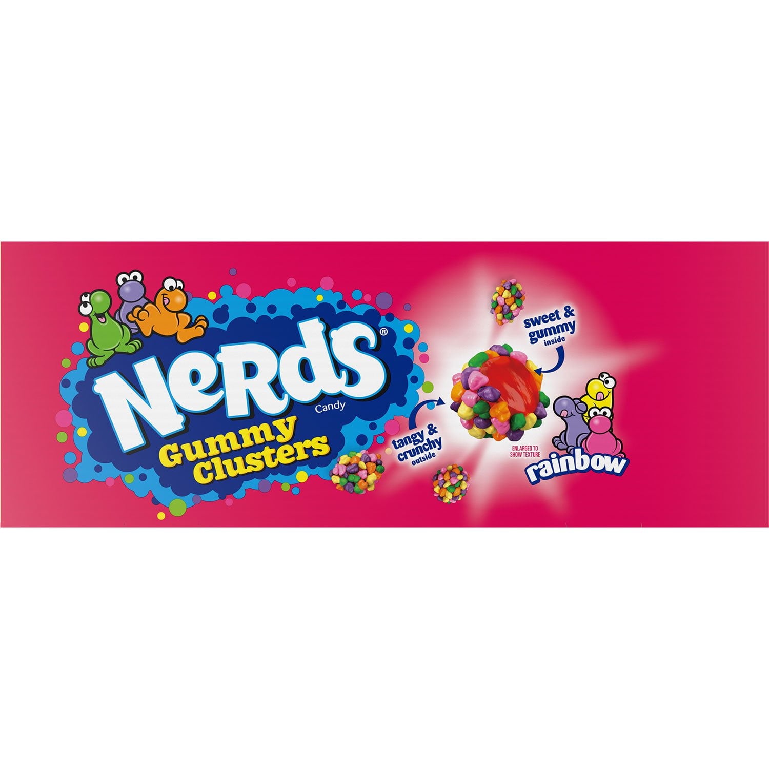 Nerds グミ クラスター キャンディー、シェアサイズ、3 オンス、12 個入り。