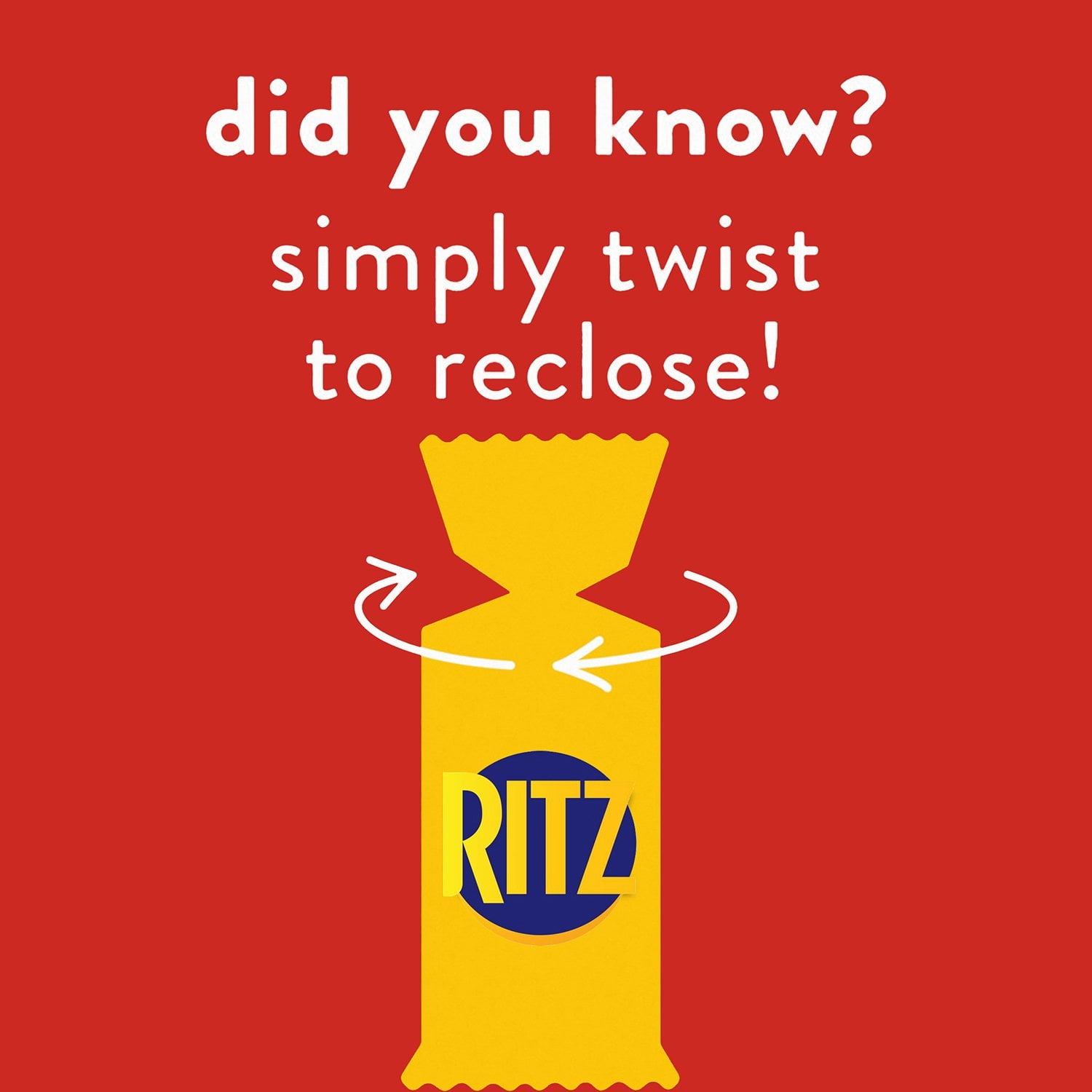 RITZ オリジナルクラッカー、3.43 オンス、18 個入り。