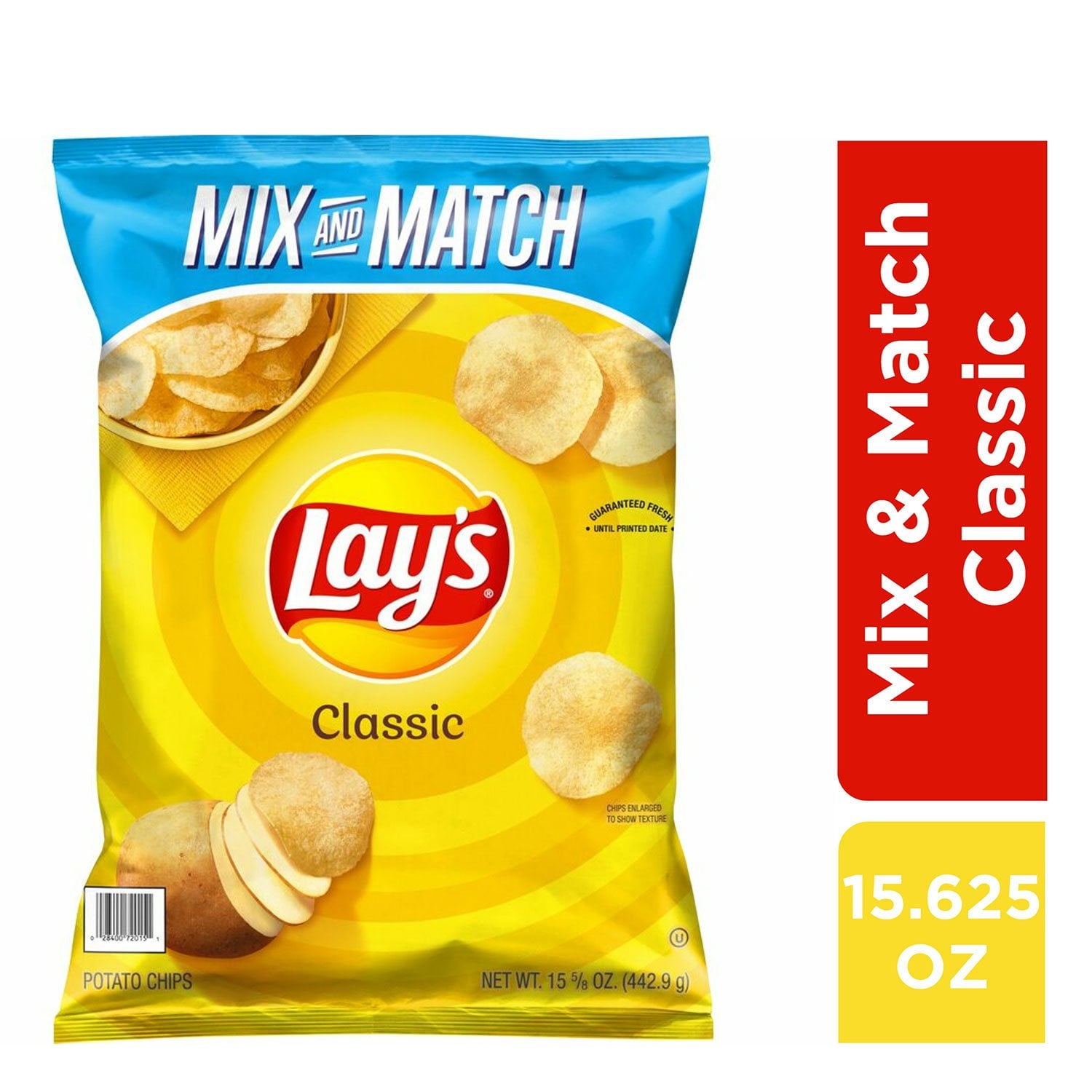 レイズ クラシック ポテトチップス、15.625 オンス。