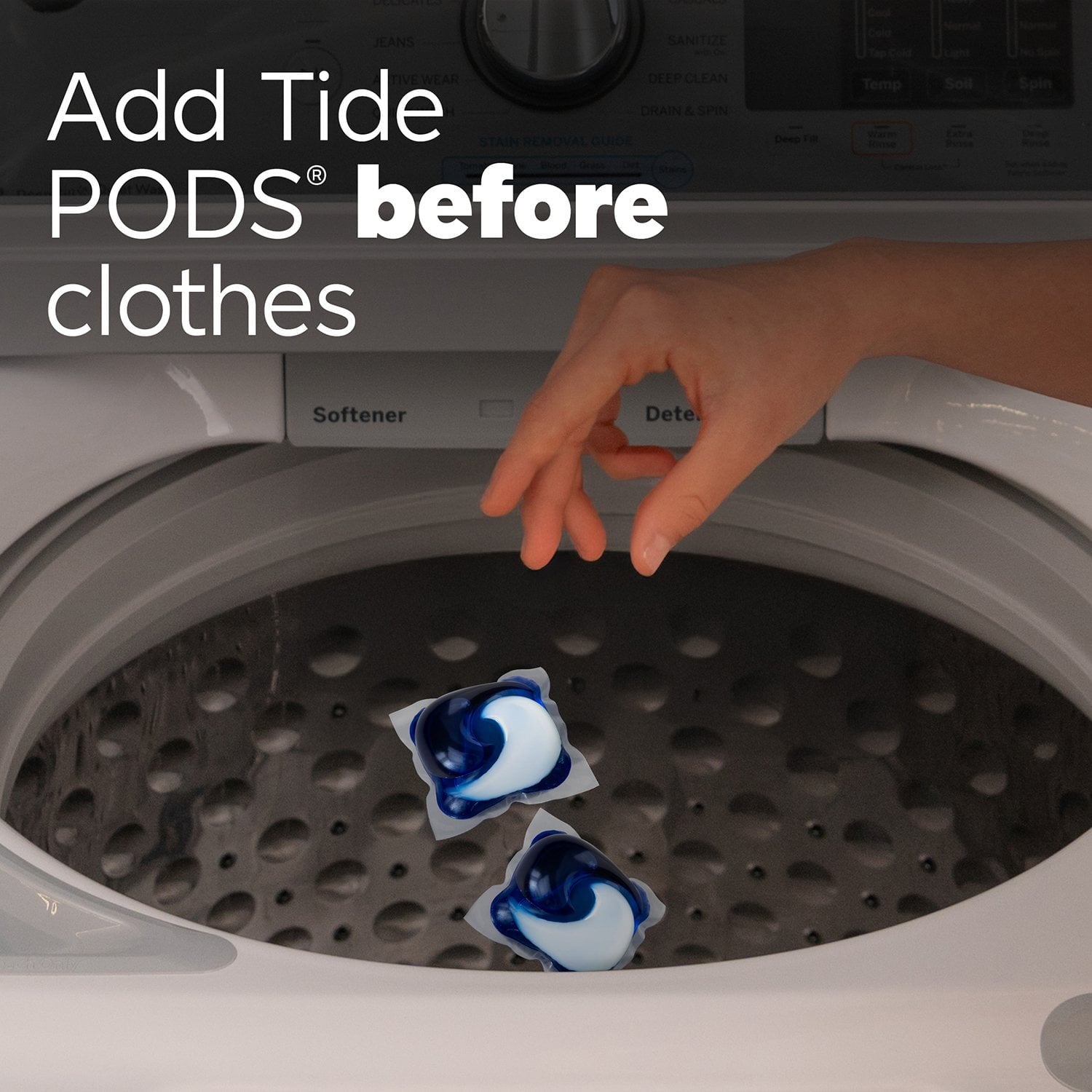 Tide PODS 洗濯洗剤パック、スプリングメドウ、156 個入り。
