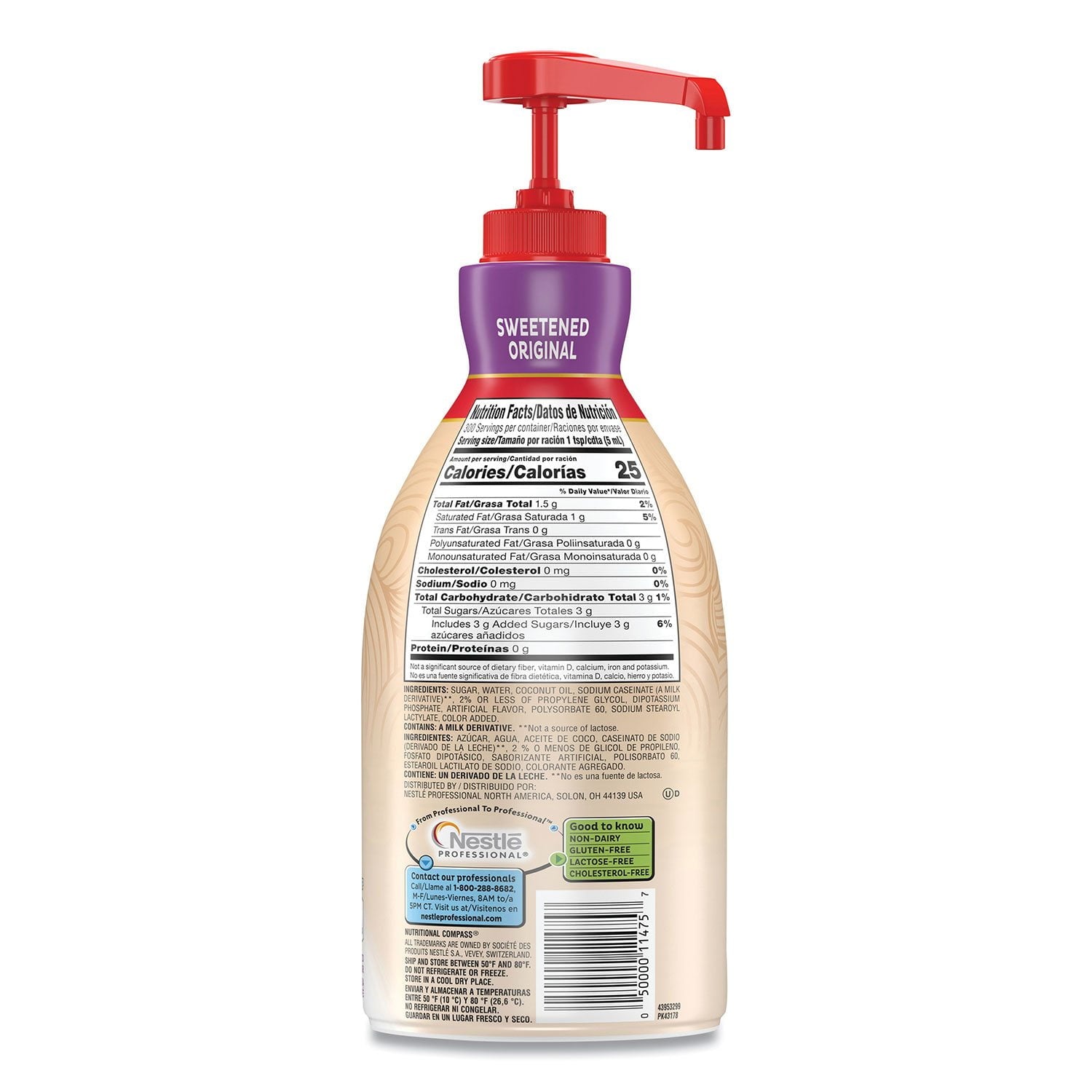 네슬레 커피메이트 스위트 오리지널 크리머 50.7 fl. oz × 2 – 달콤한 클래식 크리머
