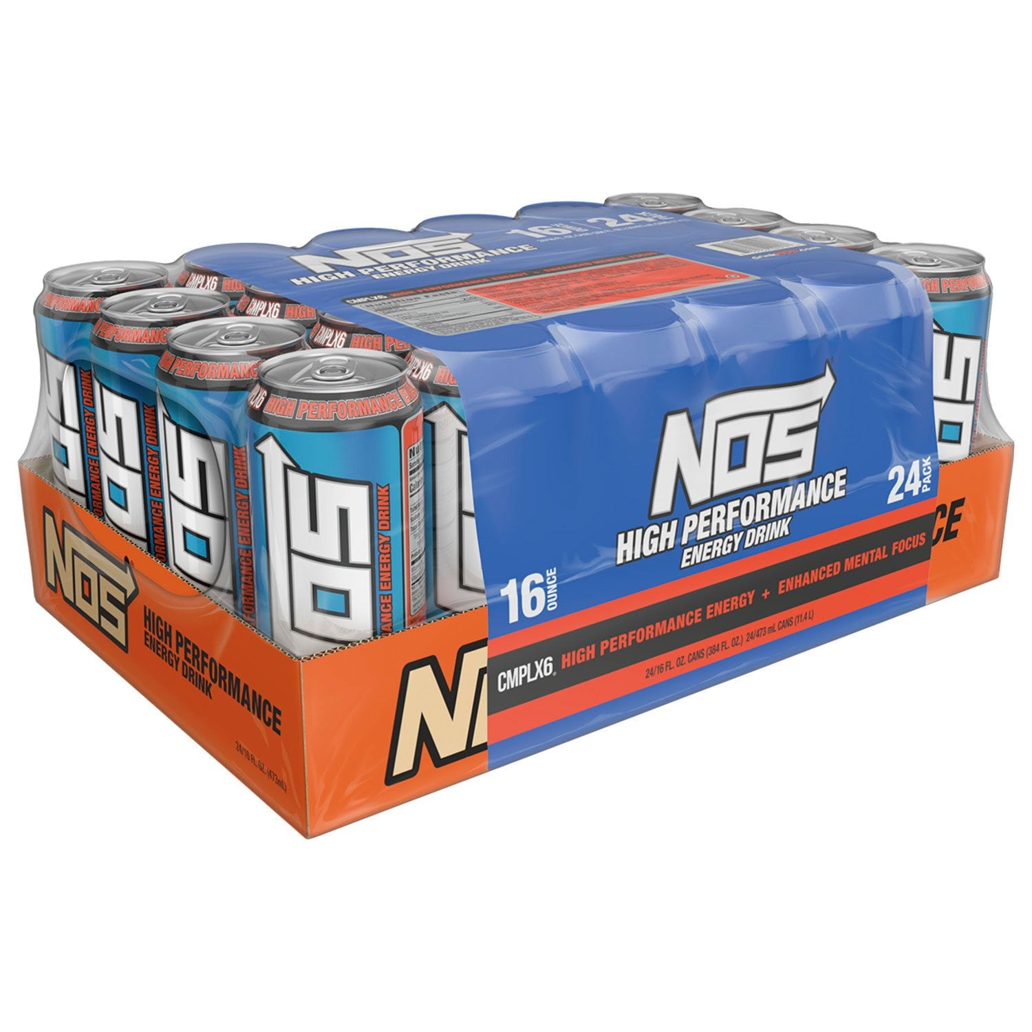 노스 하이 퍼포먼스 에너지 드링크 16 fl. oz × 24 – 강력한 카페인