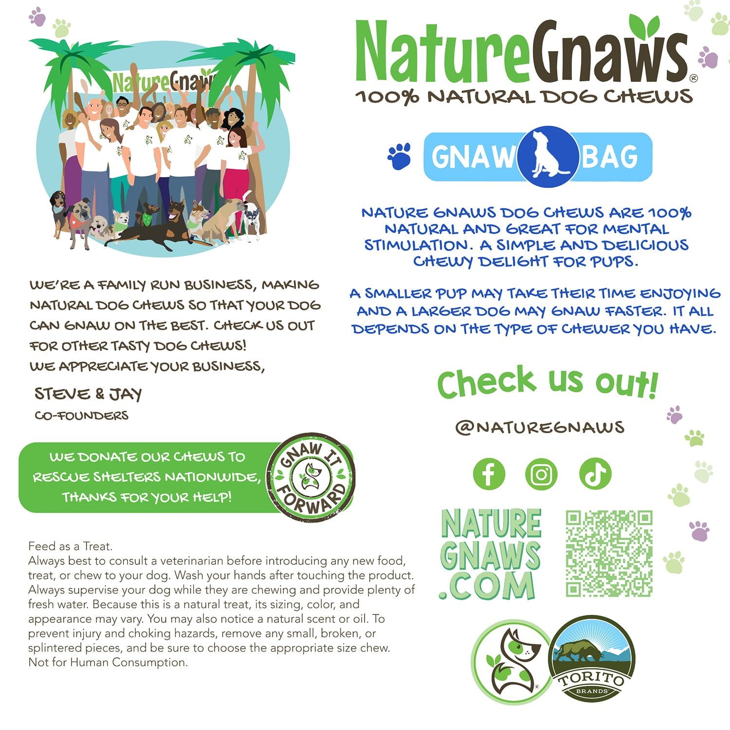 Nature Gnaws ドッグチュー、バラエティパック、19.2 オンス、18 個入り。