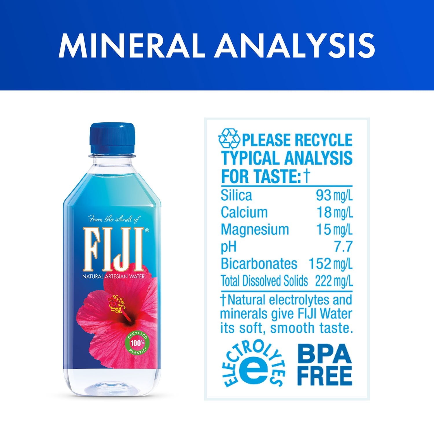 피지 내추럴 아르테시안 워터 16.9 fl. oz × 24 – 부드러운 미네랄 밸런스의 프리미엄 생수