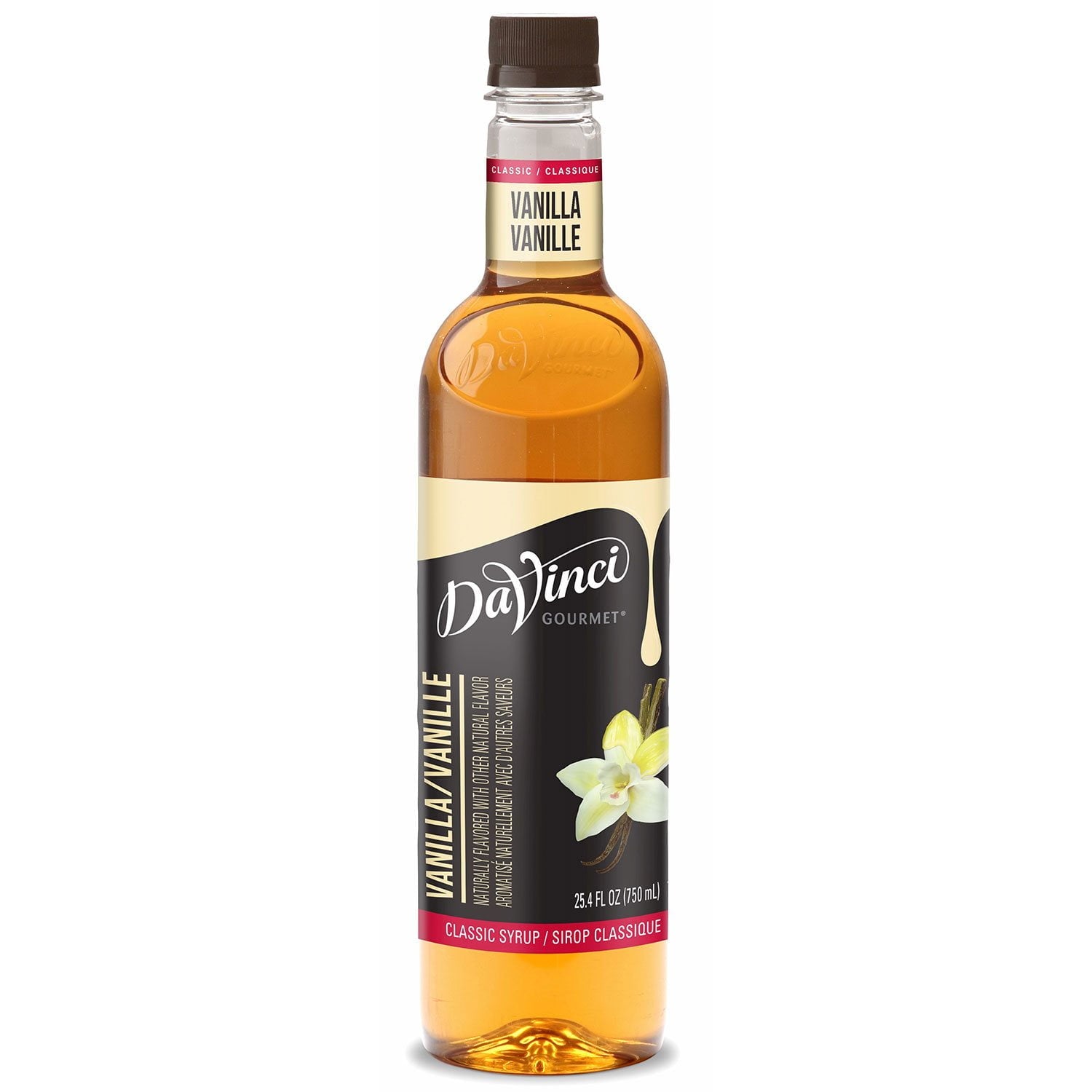 다빈치 고메 클래식 바닐라 시럽 25.4 fl. oz – 카페용 바닐라 풍미